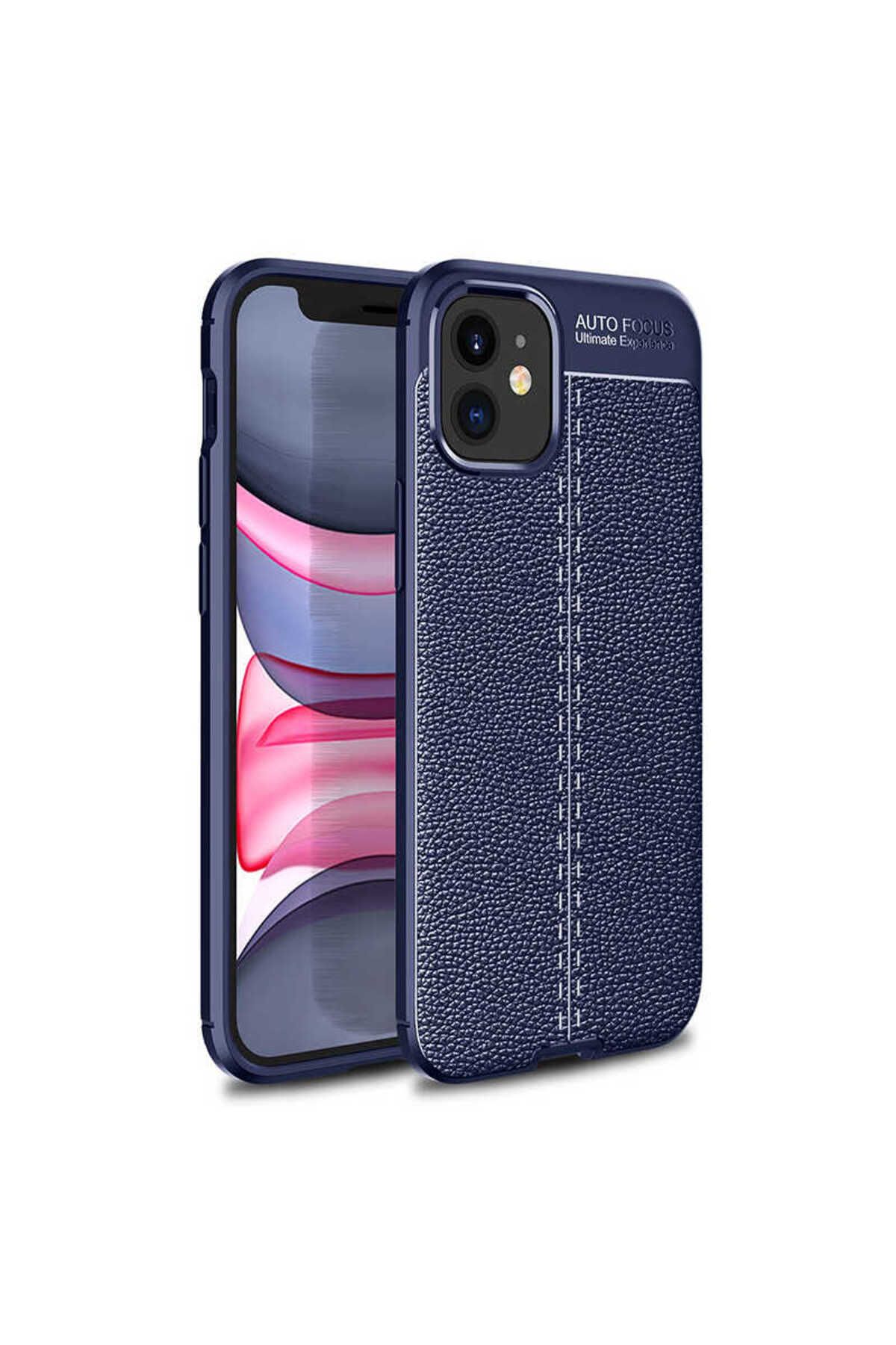 iPhone 12 Mini Uyumlu Zore Niss Silikon Kılıf-Lacivert