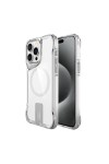 iPhone 15 Pro Max Uyumlu Magsafe Şarj Özellikli Zore T-Max Standlı Kılıf-Renksiz iPhone 15 Pro Max Uyumlu Magsafe Şarj Özellikli Zore T-Max Standlı Kılıf-Renksiz