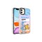 iPhone 11 Uyumlu Kamera Korumalı Renkli Desenli Sert Silikon Zore Korn Kılıf-NO1