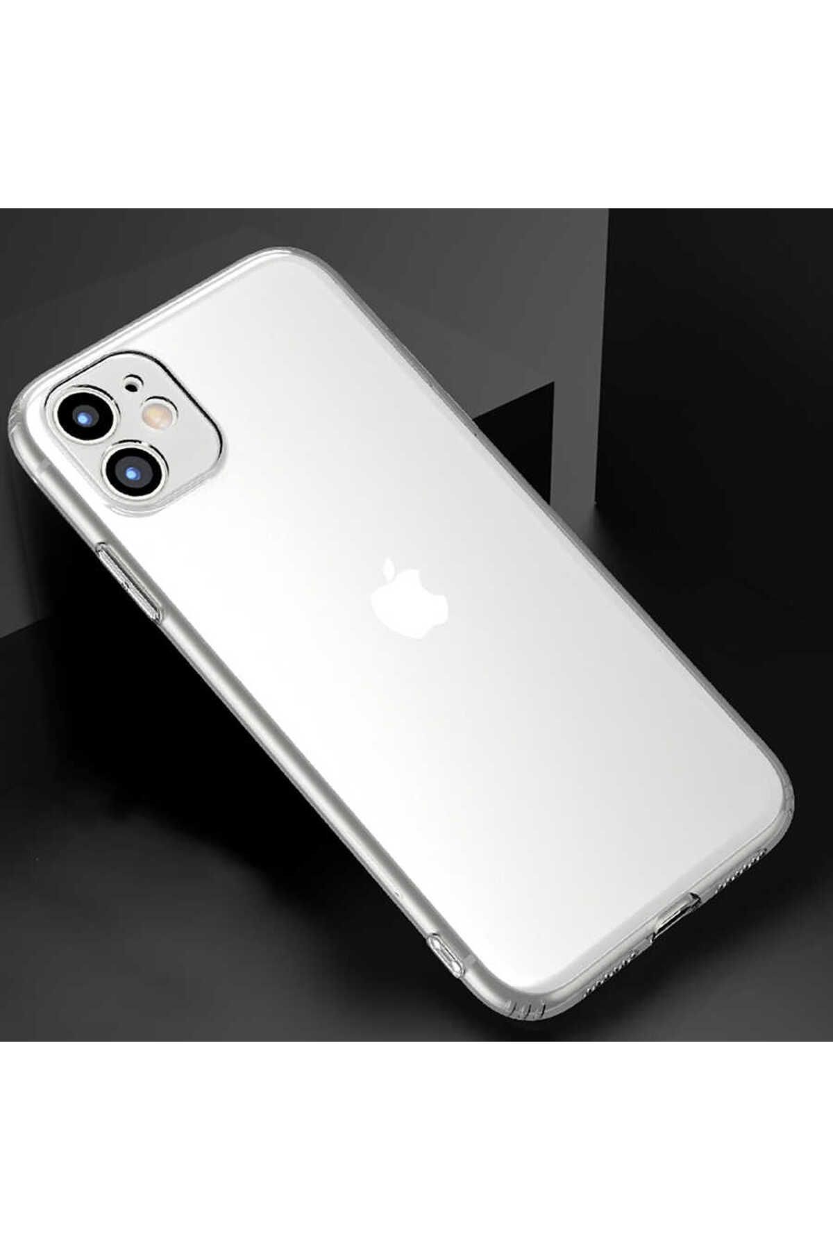 iPhone 11 Uyumlu Zore Kamera Korumalı Süper Silikon Kılıf-Renksiz iPhone 11 Uyumlu Zore Kamera Korumalı Süper Silikon Kılıf-Renksiz