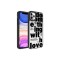 iPhone 11 Pro Uyumlu Aynalı Desenli Kamera Korumalı Parlak Zore Mirror Kılıf-Love