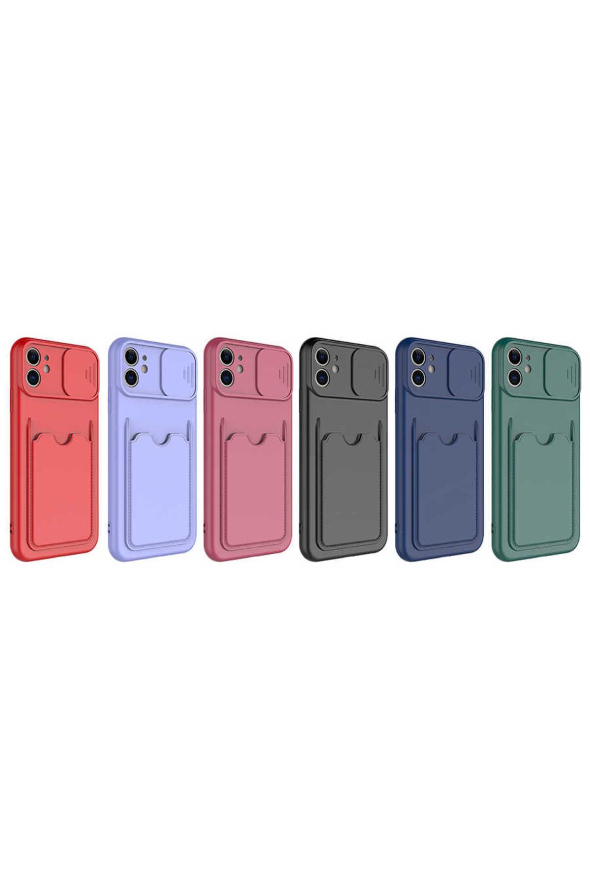 iPhone 11 Uyumlu  Kartix Kılıf-Koyu Mor