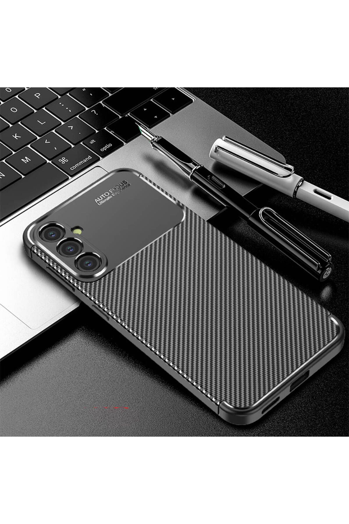 Galaxy S24 Uyumlu Zore Negro Silikon Kılıf-Siyah