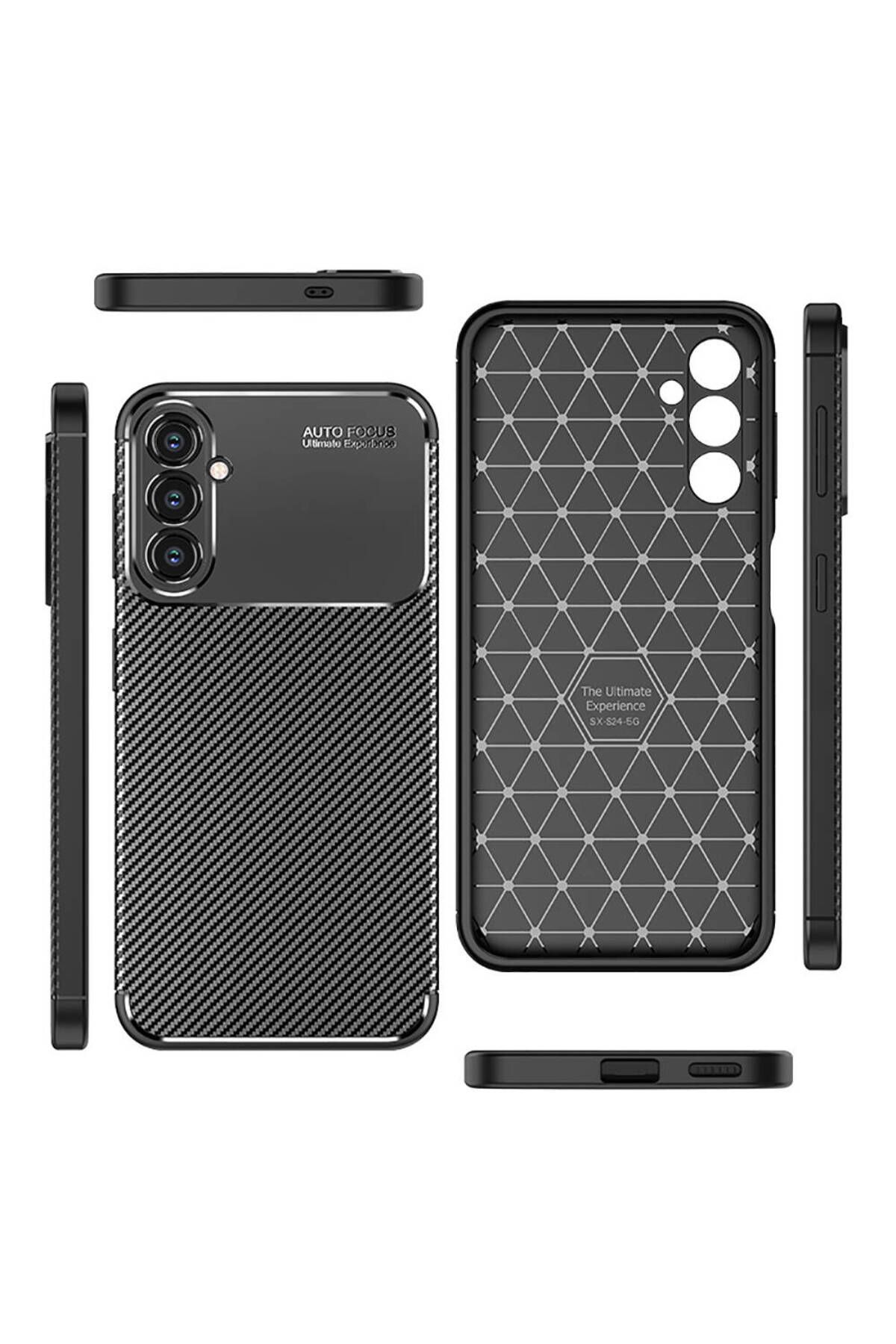 Galaxy S24 Uyumlu Zore Negro Silikon Kılıf-Siyah Galaxy S24 Uyumlu Zore Negro Silikon Kılıf-Siyah