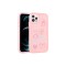 iPhone 12 Pro Max Uyumlu Kabartma Figürlü Parlak Zore Toys Silikon Kılıf-Pembe
