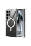 Galaxy S24 Ultra Kılıf Kamera Korumalı Magsafe Sert PC Zore Porto Kapak-Renksiz Galaxy S24 Ultra Kılıf Kamera Korumalı Magsafe Sert PC Zore Porto Kapak-Renksiz