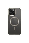 iPhone 15 Pro Max Uyumlu Mat Tasarımlı Magsafe Wireless Şarj Özellikli Zore Mat Setro Kılıf-Si iPhone 15 Pro Max Uyumlu Mat Tasarımlı Magsafe Wireless Şarj Özellikli Zore Mat Setro Kılıf-Si