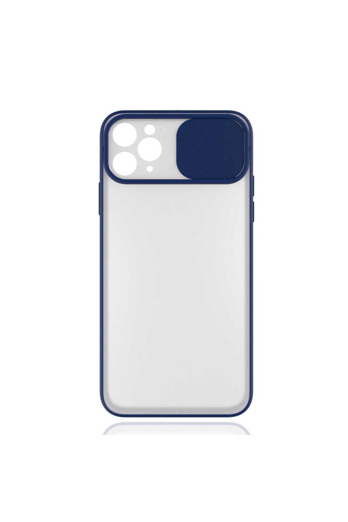 iPhone 11 Pro Uyumlu Zore LCSMX-i Kılıf-Lacivert