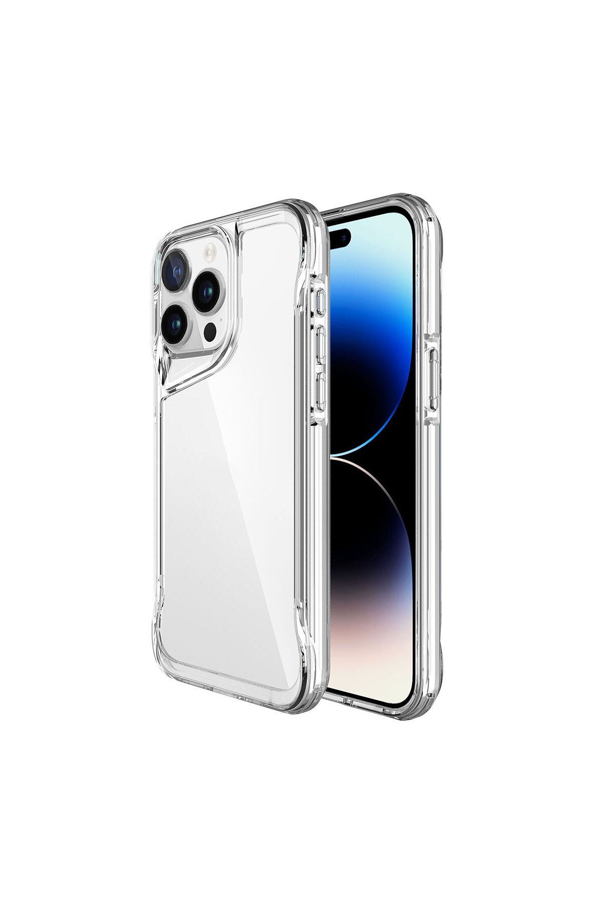 iPhone 15 Pro Uyumlu Zore T-Max Kılıf-Renksiz
