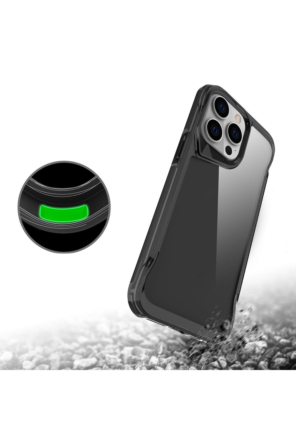 iPhone 15 Pro Uyumlu Zore T-Max Kılıf-Renksiz iPhone 15 Pro Uyumlu Zore T-Max Kılıf-Renksiz
