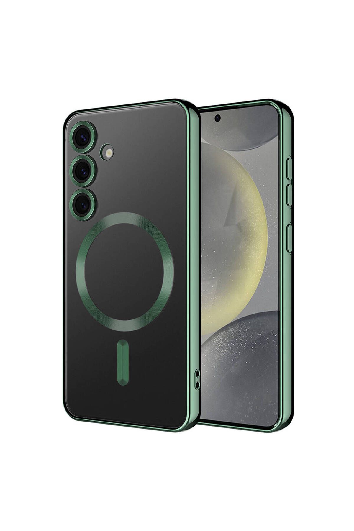 Galaxy S24 Plus Uyumlu Kamera Korumalı Magsafe Wireless Şarj Özellikli Zore Demre Kılıf-Koyu Galaxy S24 Plus Uyumlu Kamera Korumalı Magsafe Wireless Şarj Özellikli Zore Demre Kılıf-Koyu