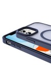 iPhone 12 Kılıf Magsafe Şarj Özellikli Mat Arka Yüzey Zore Sio Kapak-Gri iPhone 12 Kılıf Magsafe Şarj Özellikli Mat Arka Yüzey Zore Sio Kapak-Gri