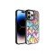 iPhone 14 Pro Max Uyumlu Aynalı Desenli Kamera Korumalı Parlak Zore Mirror Kılıf-Kalp