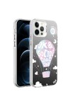 iPhone 12 Pro Max Uyumlu Desenli Zore Silver Sert Kılıf-Balon iPhone 12 Pro Max Uyumlu Desenli Zore Silver Sert Kılıf-Balon