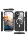iPhone 15 Uyumlu 1-1 Su Geçirmez Kılıf-Siyah iPhone 15 Uyumlu 1-1 Su Geçirmez Kılıf-Siyah