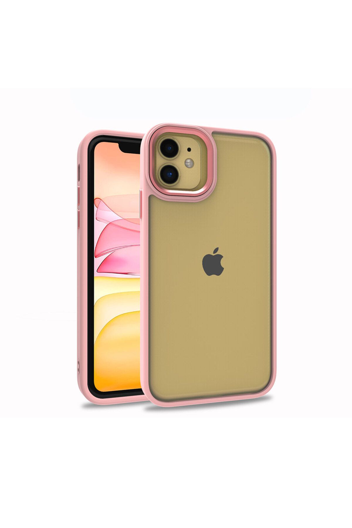 iPhone 11 Uyumlu Zore Flora Kılıf-Rose Gold iPhone 11 Uyumlu Zore Flora Kılıf-Rose Gold