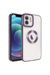 iPhone 11 Uyumlu Kamera Korumalı Logo Gösteren Zore Omega Kılıf-Derin Mor iPhone 11 Uyumlu Kamera Korumalı Logo Gösteren Zore Omega Kılıf-Derin Mor