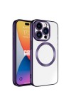 iPhone 15 Pro Uyumlu Magsafe Wireless Şarj Özellikli Zore Setro Silikon-Derin Mor iPhone 15 Pro Uyumlu Magsafe Wireless Şarj Özellikli Zore Setro Silikon-Derin Mor