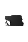 iPhone 15 Pro Zore Magsafe Şarj Özellikli 600D Kevlar Zore Krek Karbon Standlı Kılıf-Siyah iPhone 15 Pro Zore Magsafe Şarj Özellikli 600D Kevlar Zore Krek Karbon Standlı Kılıf-Siyah