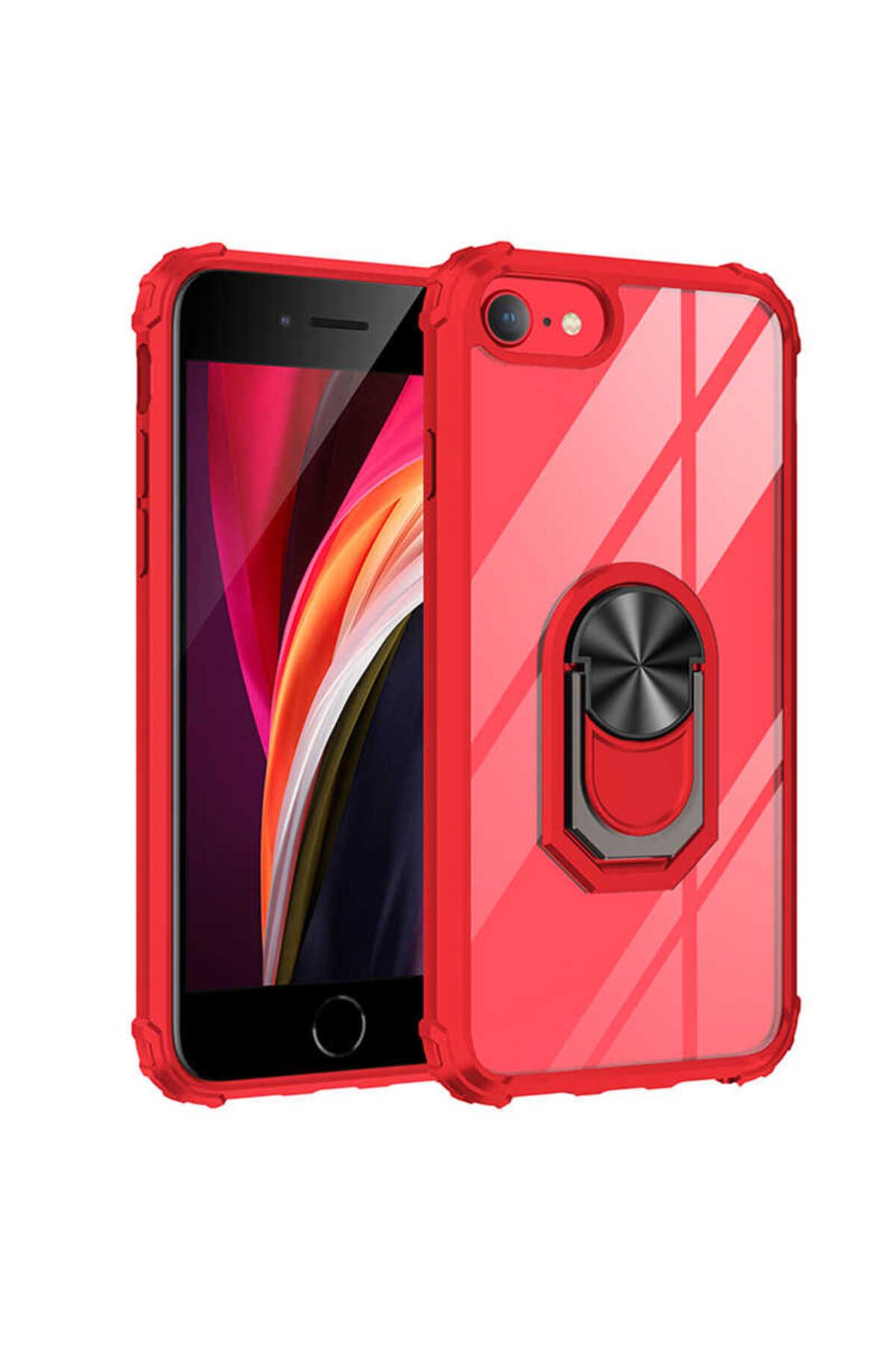 iPhone SE 2022 Uyumlu Zore Mola Kılıf-Kırmızı