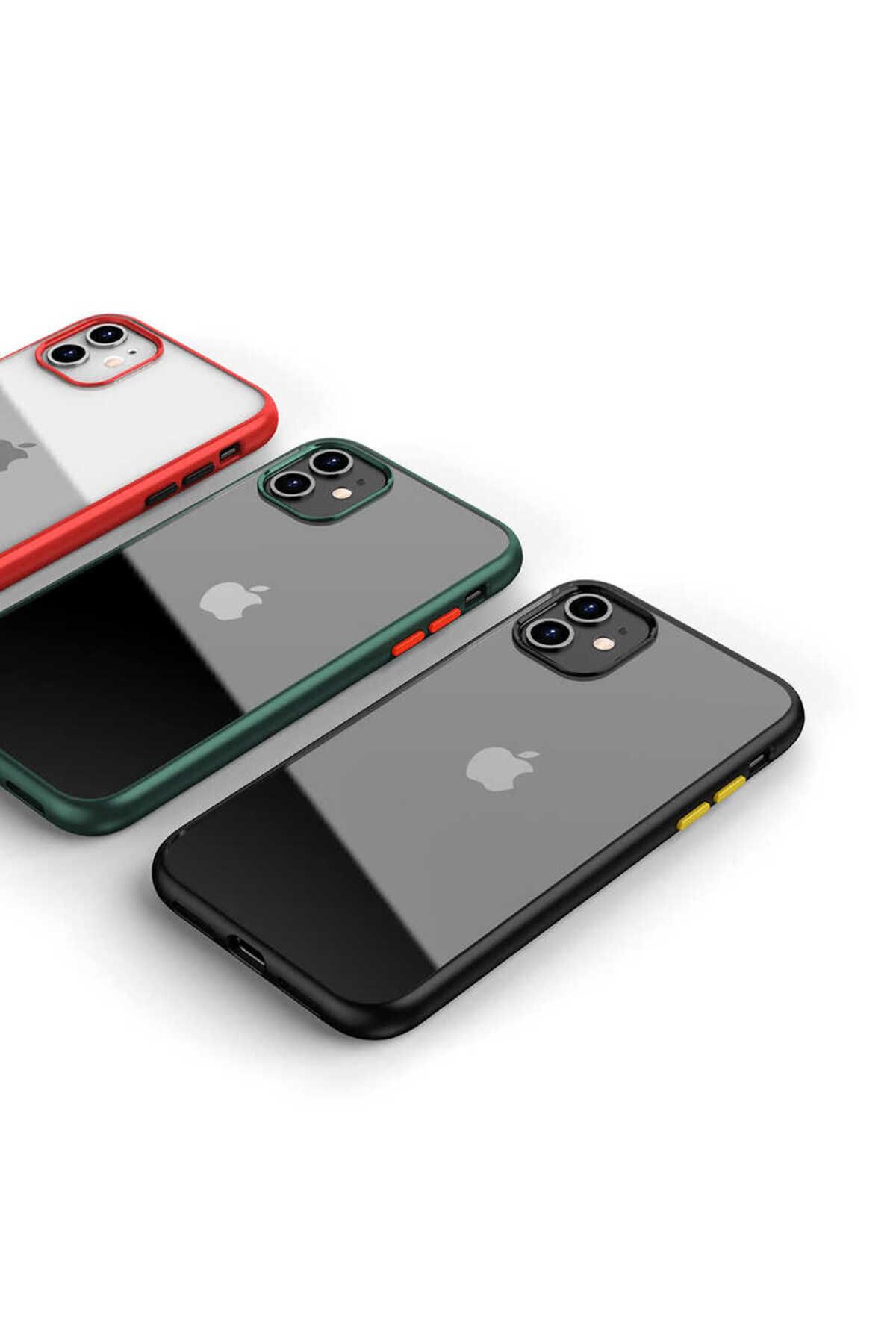iPhone 11 Uyumlu Zore Hom Silikon-Yeşil