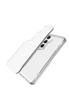 Galaxy S24 Plus Kılıf Zore Magsafe Şarj Özellikli T-Max Magsafe Kapak-Renksiz Galaxy S24 Plus Kılıf Zore Magsafe Şarj Özellikli T-Max Magsafe Kapak-Renksiz