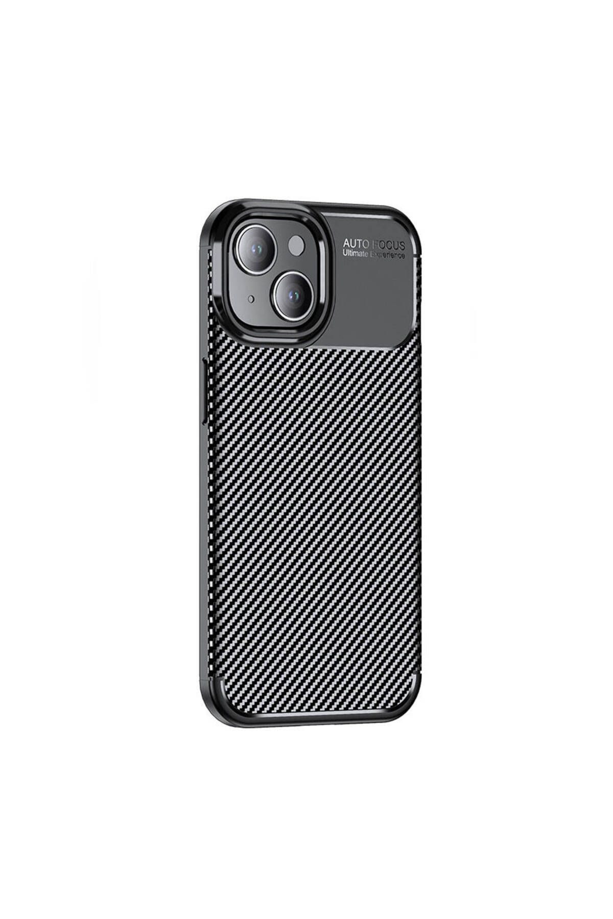 iPhone 15 Uyumlu Zore Negro Silikon Kılıf-Siyah