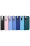 Galaxy S21 FE Uyumlu Metal Çerçeve ve Buton Tasarımlı Silikon Zore Luna Kılıf-Lila Galaxy S21 FE Uyumlu Metal Çerçeve ve Buton Tasarımlı Silikon Zore Luna Kılıf-Lila