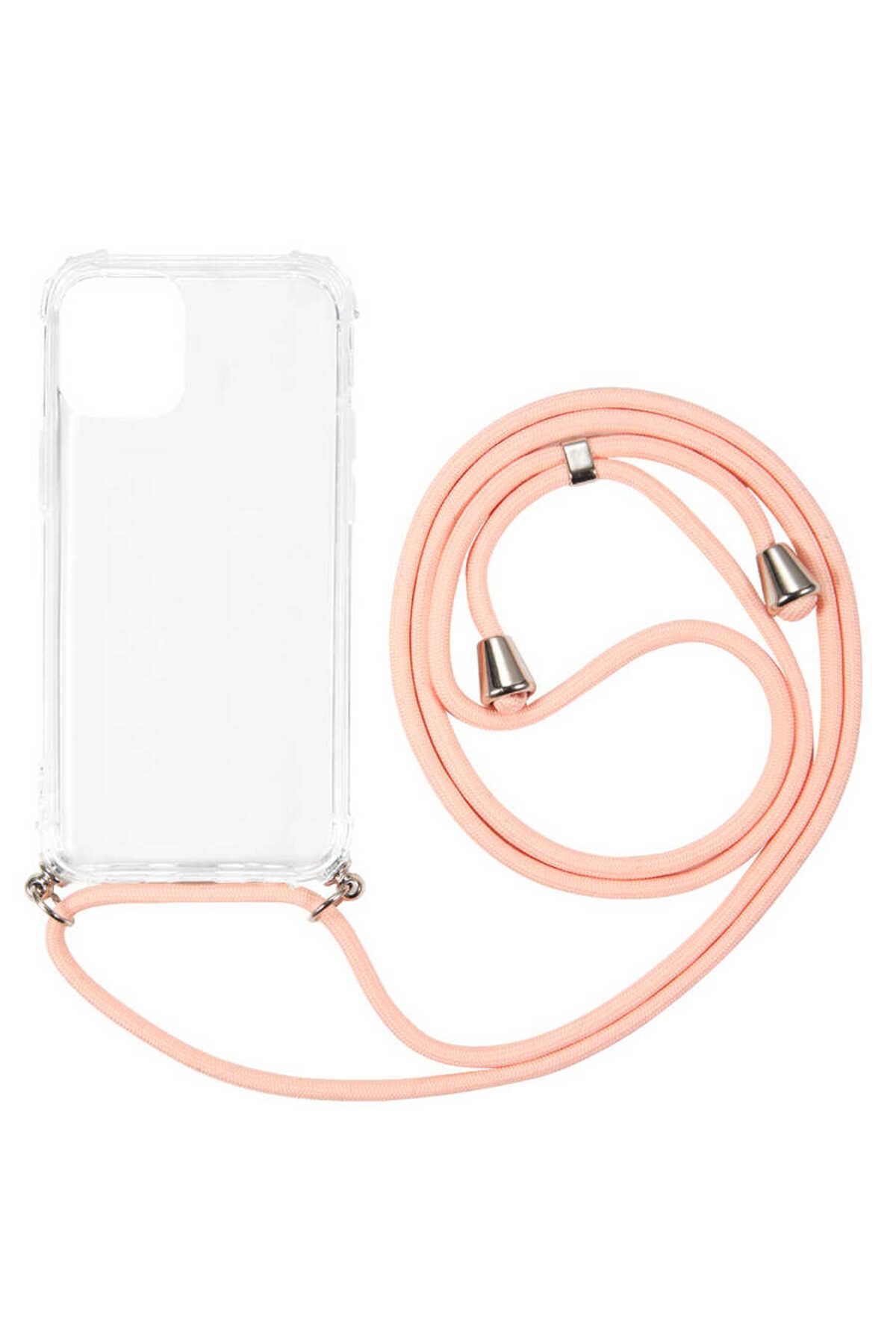 iPhone 12 Mini Uyumlu Zore X-Rop Kılıf-Renksiz iPhone 12 Mini Uyumlu Zore X-Rop Kılıf-Renksiz
