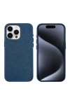 iPhone 15 Pro Uyumlu Zore Mikro Fiber Mimoza Kılıf-Kahverengi iPhone 15 Pro Uyumlu Zore Mikro Fiber Mimoza Kılıf-Kahverengi