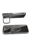 iPhone 15 Pro Uyumlu Magsafe Wireless Şarj Özellikli Standlı Zore Klon Kılıf-Lacivert iPhone 15 Pro Uyumlu Magsafe Wireless Şarj Özellikli Standlı Zore Klon Kılıf-Lacivert