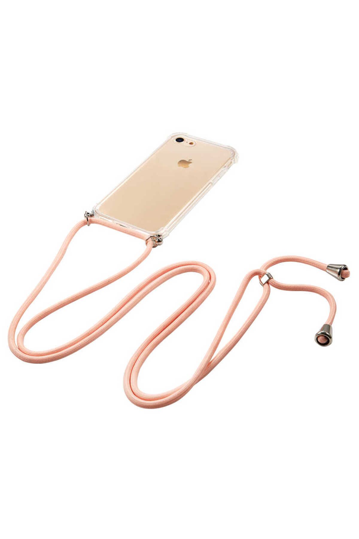 iPhone SE 2022 Uyumlu Zore X-Rop Kılıf-Renksiz