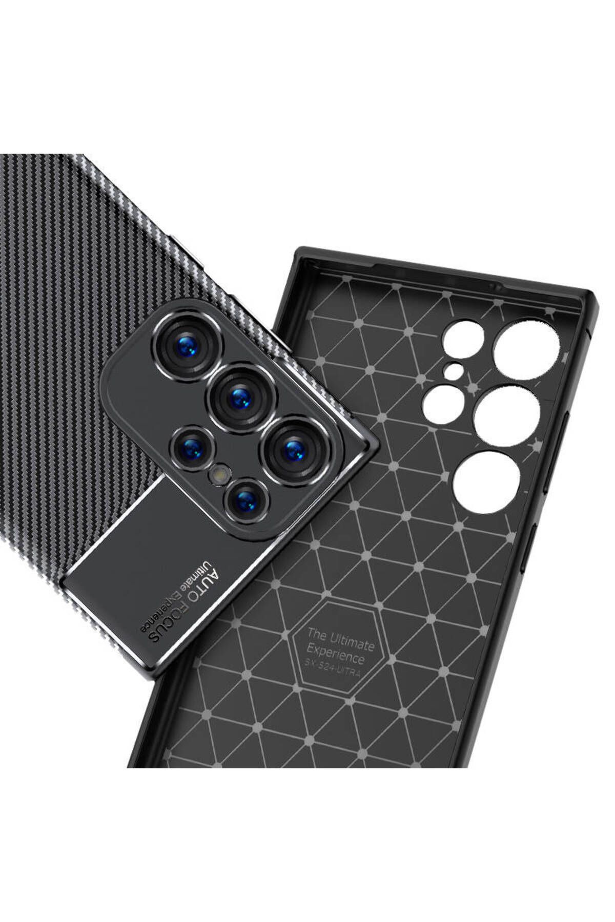 Galaxy S24 Ultra Uyumlu Zore Negro Silikon Kılıf-Siyah Galaxy S24 Ultra Uyumlu Zore Negro Silikon Kılıf-Siyah