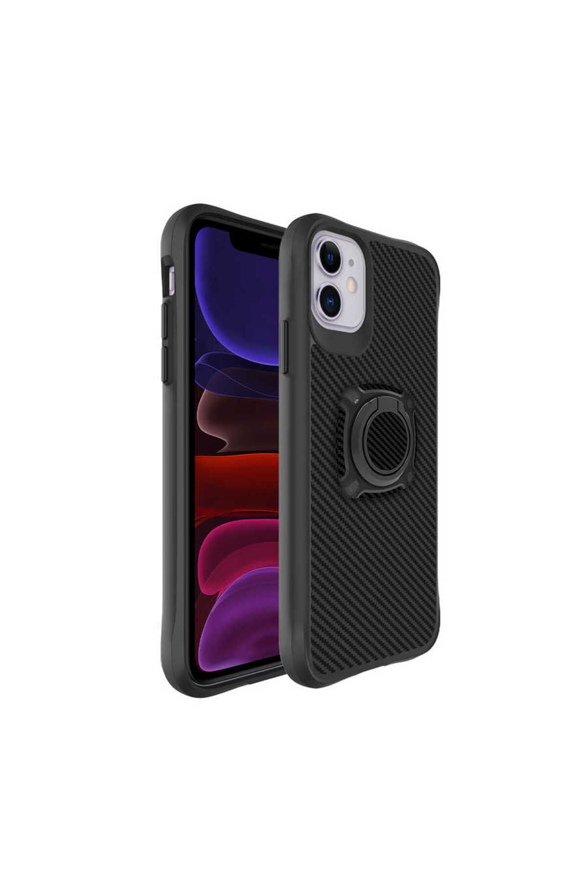 iPhone 11 Uyumlu Zore Timo Kılıf-Siyah