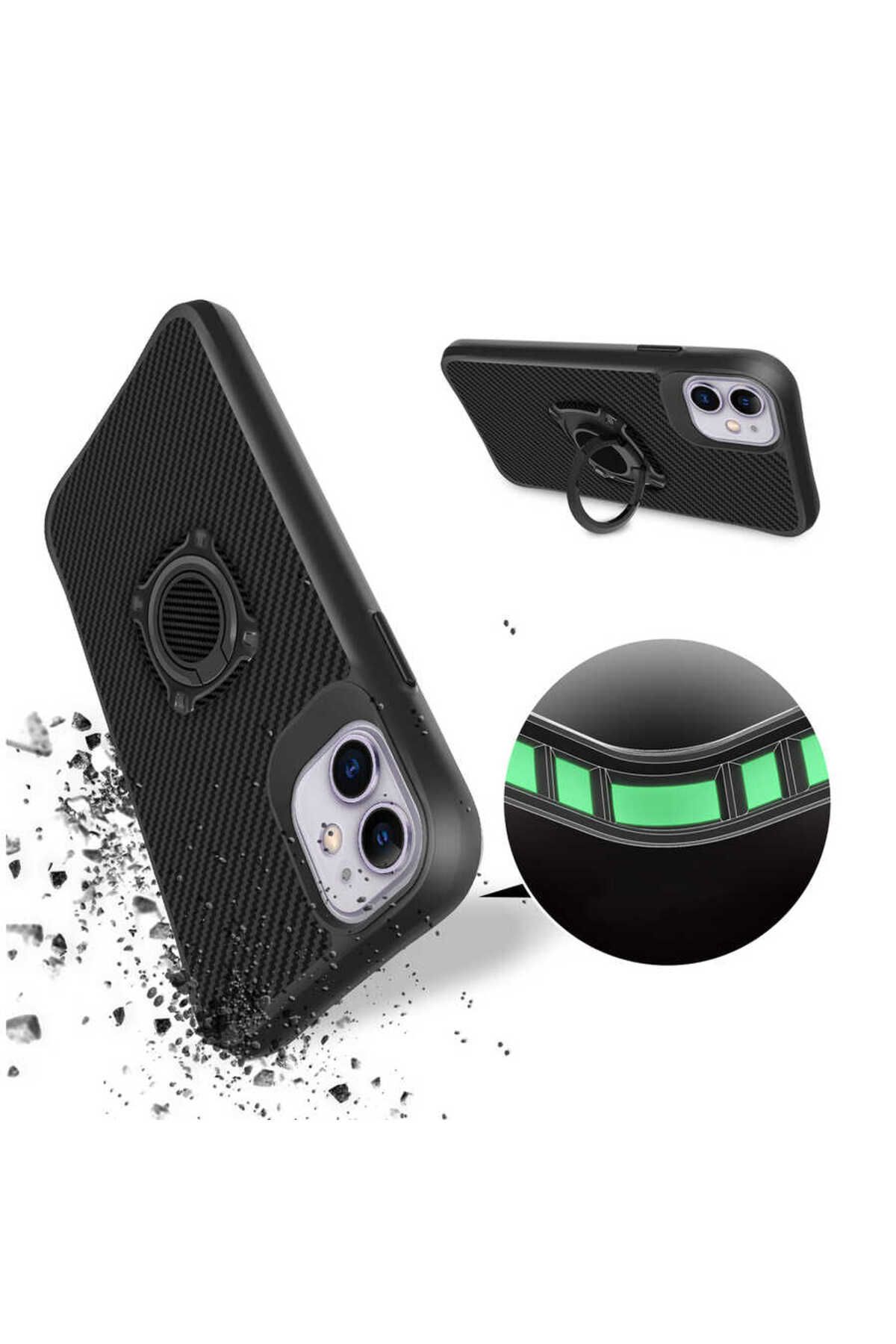 iPhone 11 Uyumlu Zore Timo Kılıf-Siyah