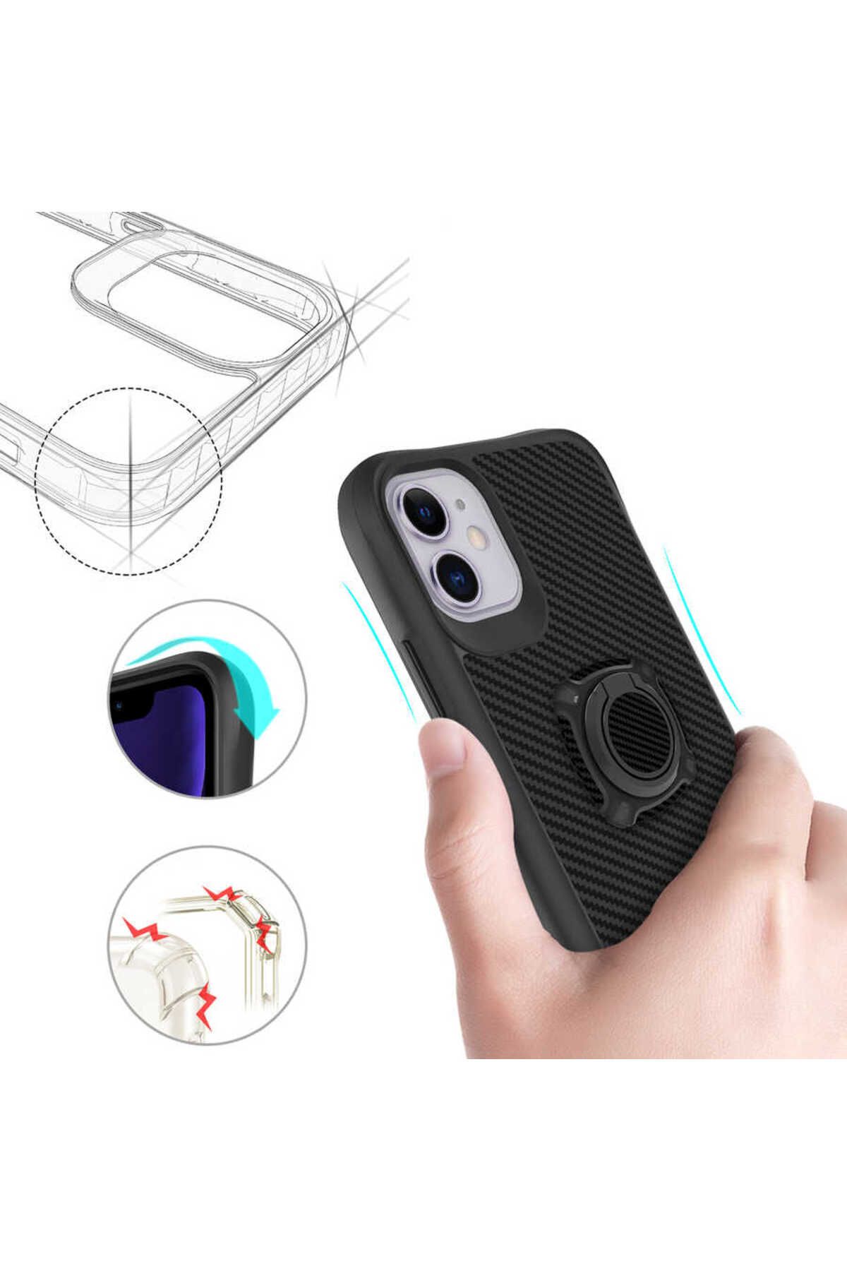 iPhone 11 Uyumlu Zore Timo Kılıf-Siyah iPhone 11 Uyumlu Zore Timo Kılıf-Siyah