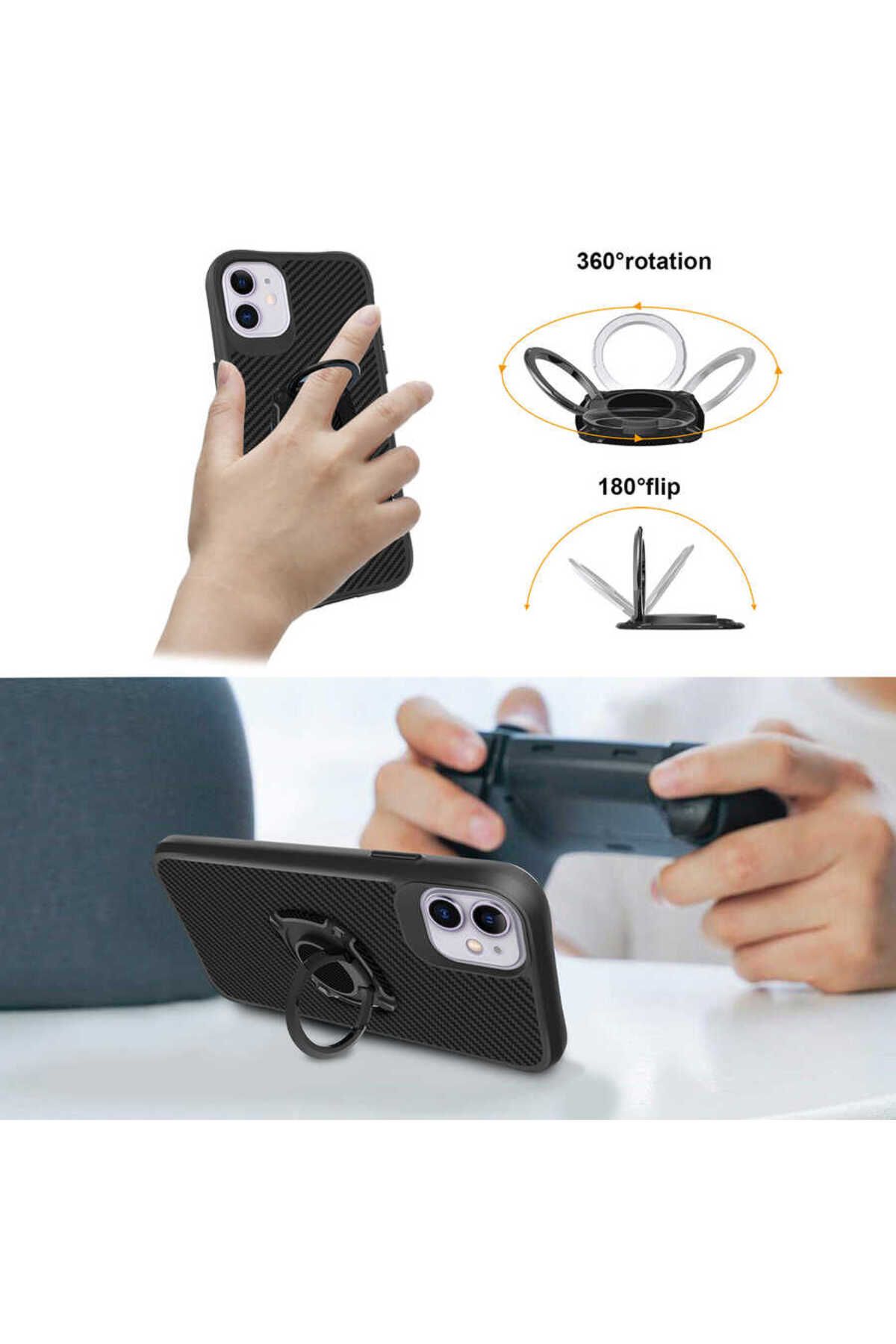 iPhone 11 Uyumlu Zore Timo Kılıf-Siyah iPhone 11 Uyumlu Zore Timo Kılıf-Siyah