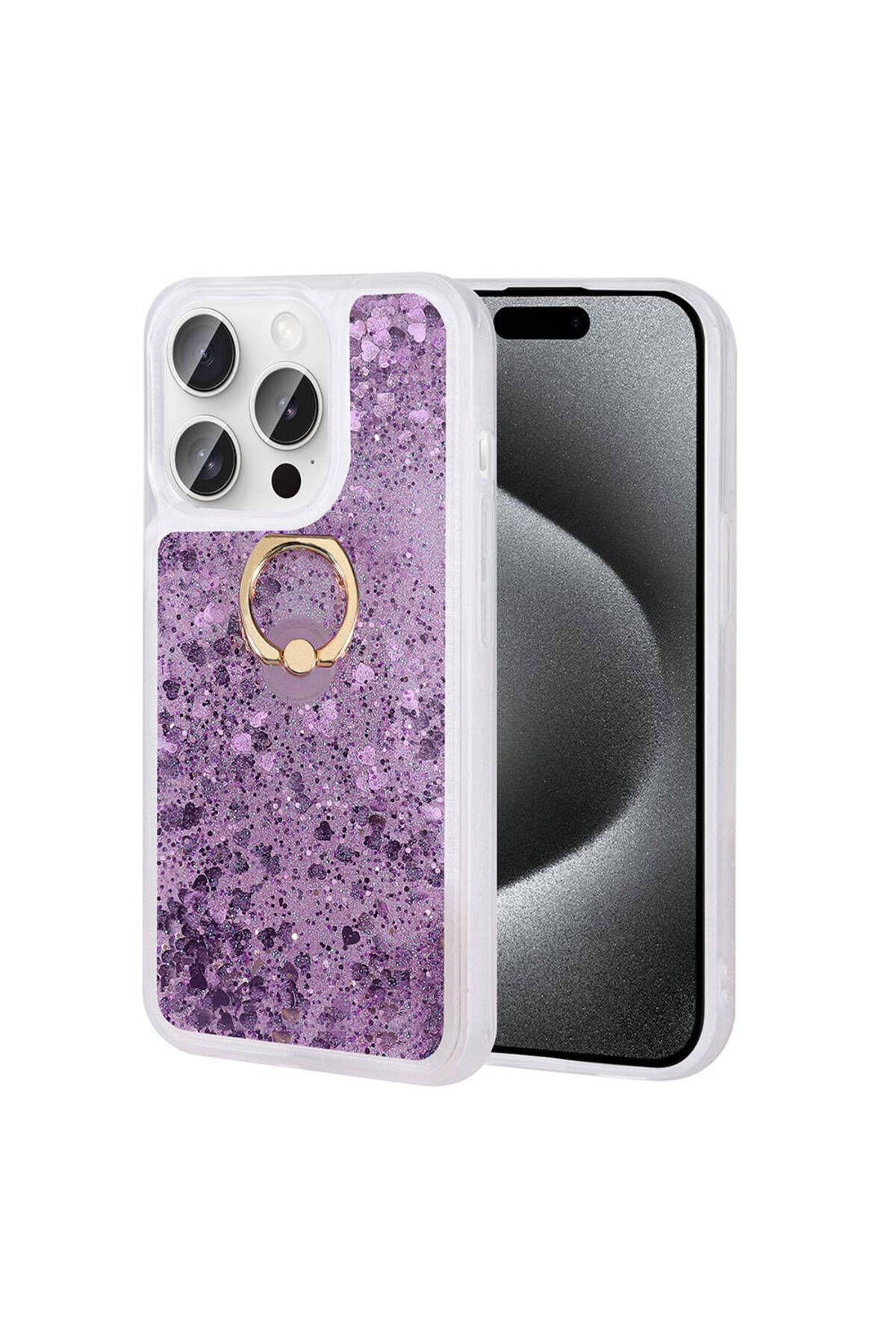 iPhone 15 Pro Uyumlu Zore Milce Kılıf-Mor