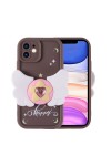 iPhone 11 Kılıf Kamera Korumalı Figür Tasarımlı Zore Kapya Kapak-Koyu Kahve iPhone 11 Kılıf Kamera Korumalı Figür Tasarımlı Zore Kapya Kapak-Koyu Kahve