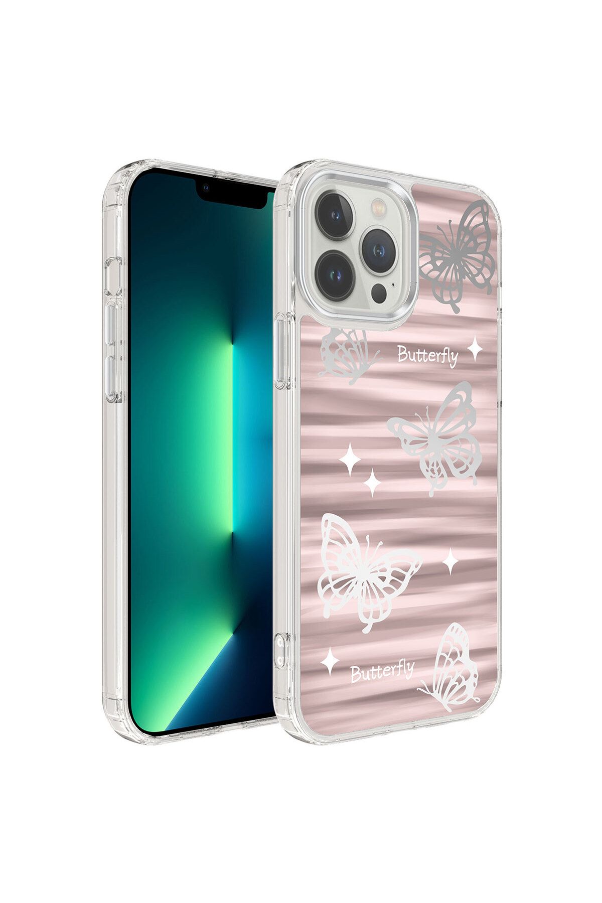 iPhone 12 Pro Max Uyumlu Airbagli Parlak Tasarımlı Zore Mimbo Kılıf-NO5