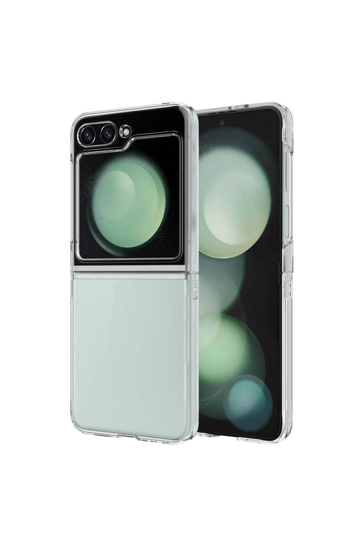 Galaxy Z Flip 5 Uyumlu Zore Droga Kılıf-Renksiz