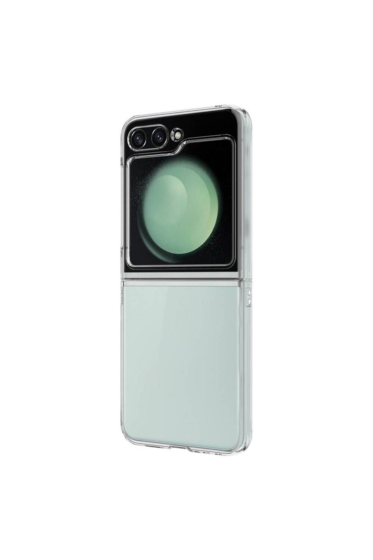 Galaxy Z Flip 5 Uyumlu Zore Droga Kılıf-Renksiz Galaxy Z Flip 5 Uyumlu Zore Droga Kılıf-Renksiz