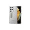 Galaxy S21 Ultra Uyumlu Zore Standlı Süper Silikon Kılıf-Renksiz
