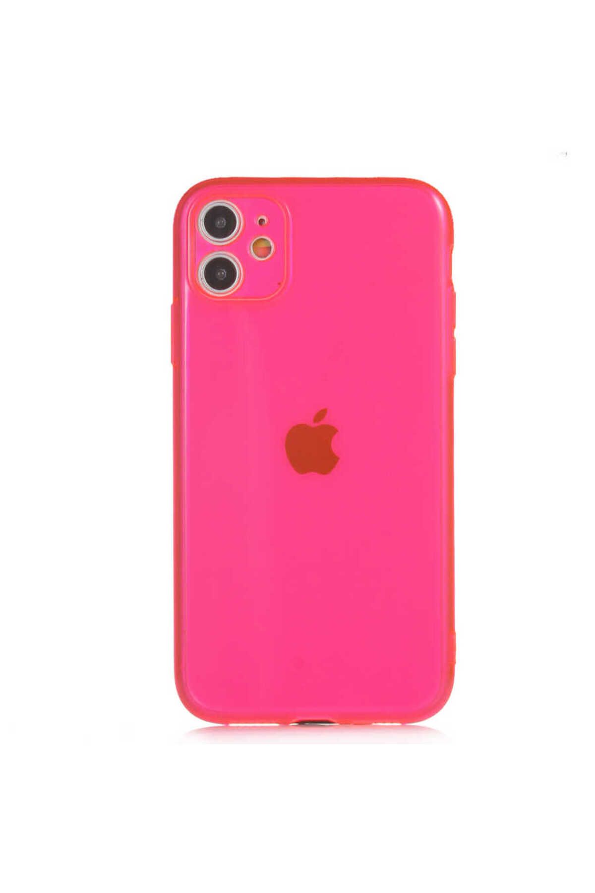 iPhone 11 Uyumlu Zore Mun Silikon-Pembe