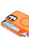 iPhone 11 Uyumlu Zore Magsafe Şarj Özellikli Buzlu Transparan C-Pro Sert Kılıf-Lacivert iPhone 11 Uyumlu Zore Magsafe Şarj Özellikli Buzlu Transparan C-Pro Sert Kılıf-Lacivert