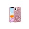iPhone 11 Uyumlu Parlak Taşlı Tasarım Zore Linea Kılıf-Pembe