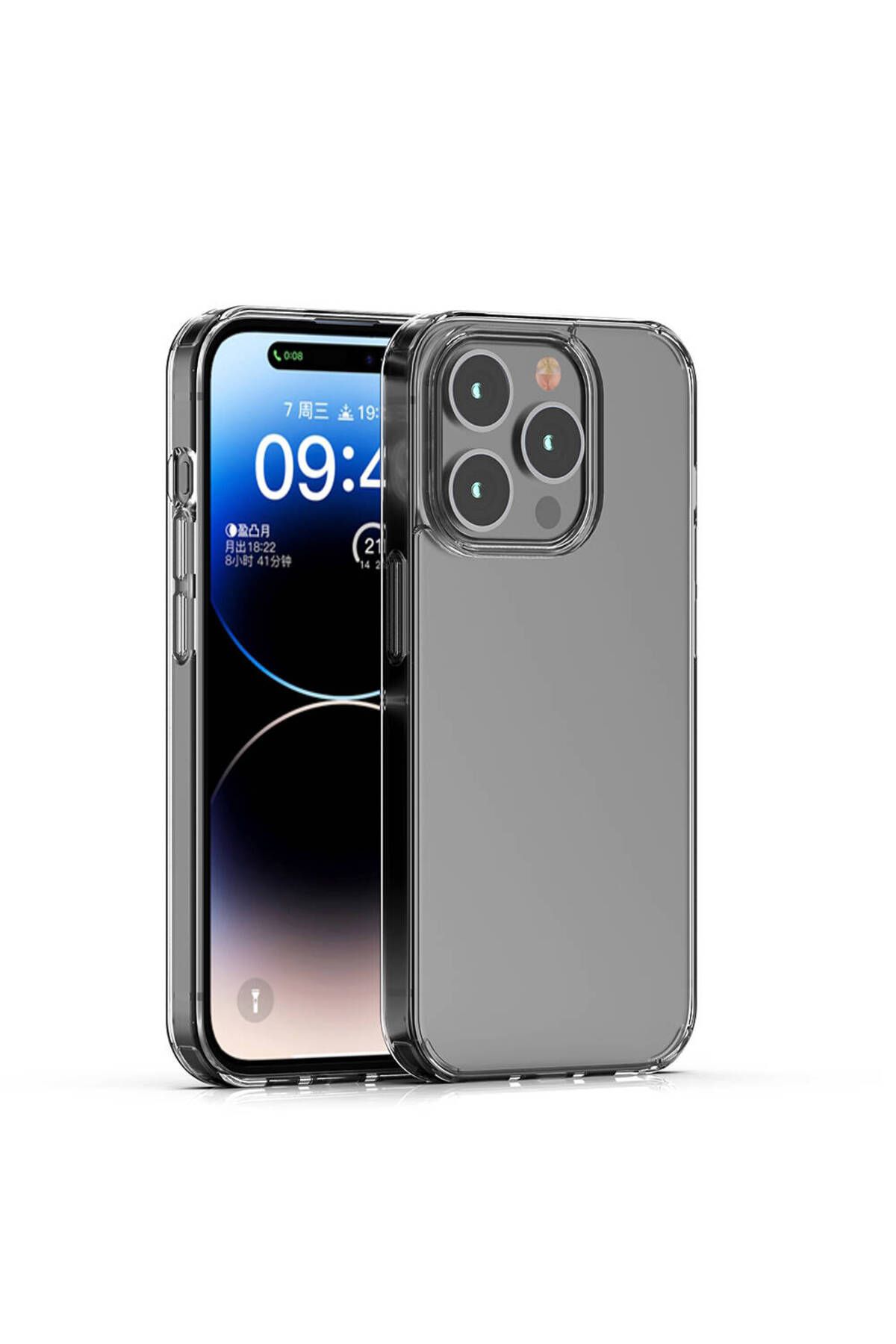 iPhone 15 Pro Uyumlu Zore Coss Kılıf-Renksiz