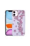 iPhone 11 Uyumlu Desenli Simli Sert Zore İnka Kılıf-NO3 iPhone 11 Uyumlu Desenli Simli Sert Zore İnka Kılıf-NO3