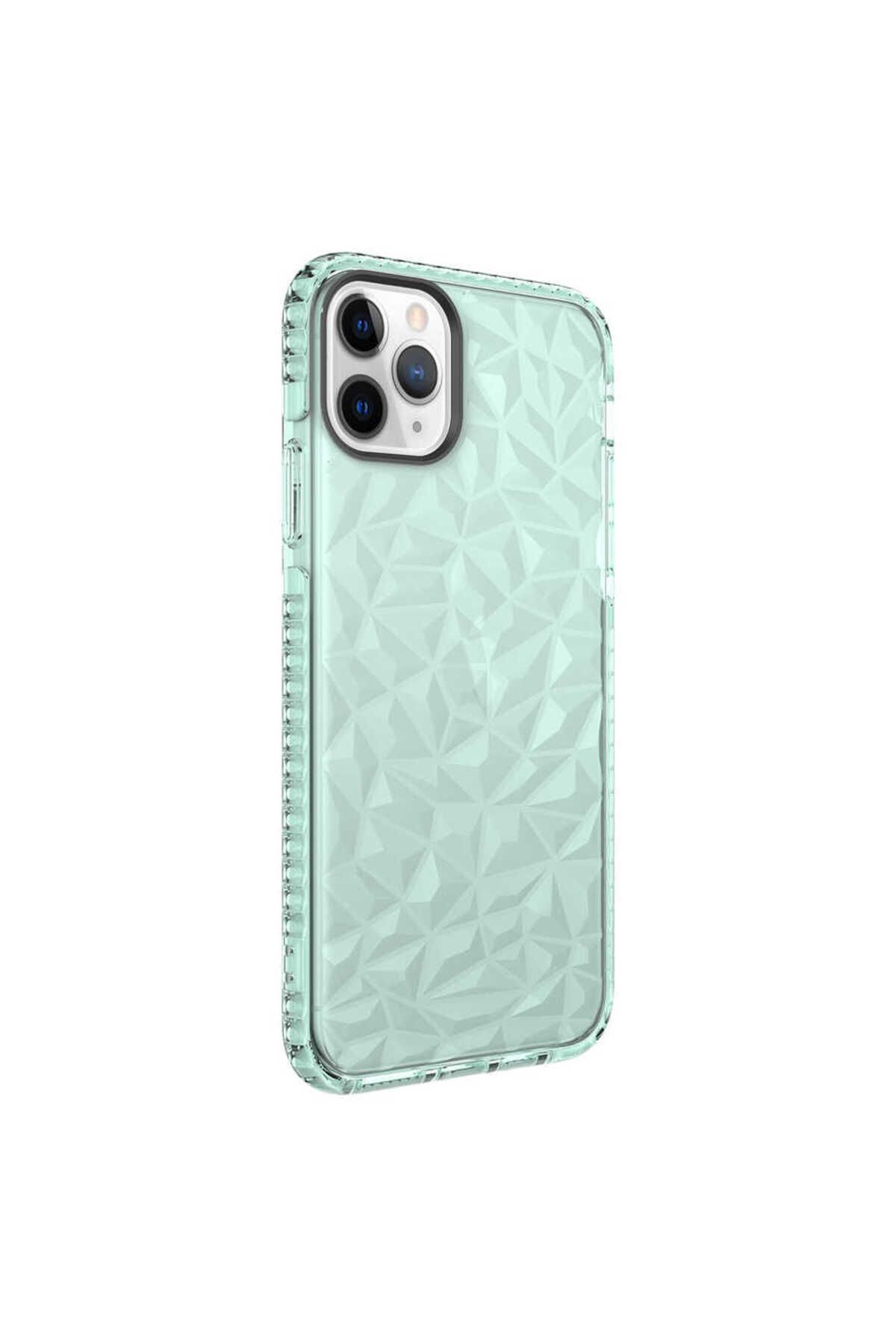 iPhone 11 Pro Max Uyumlu Zore Buzz Kılıf-Yeşil