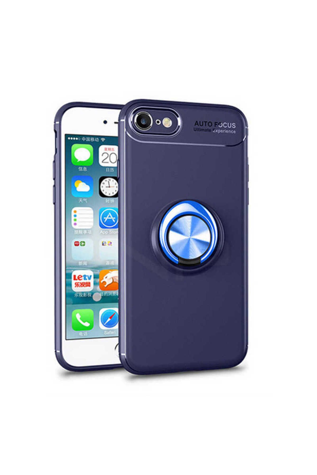 iPhone SE 2022 Uyumlu Zore Ravel Silikon Kılıf-Mavi